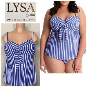Stripe tankini top. NWT